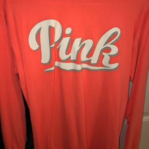 Coral PINK long sleeve shirt